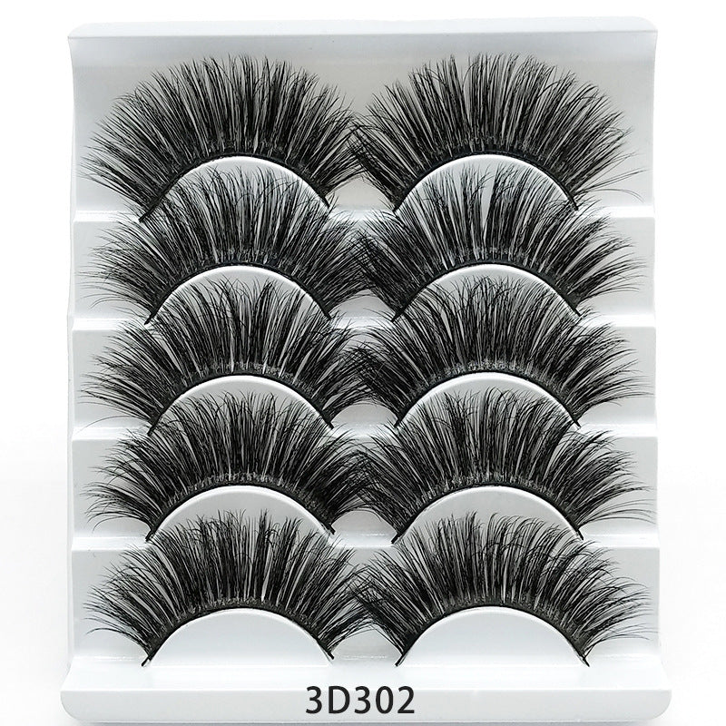 HealthBeauty-Products (™) 3D False Eyelashes Five Pairs