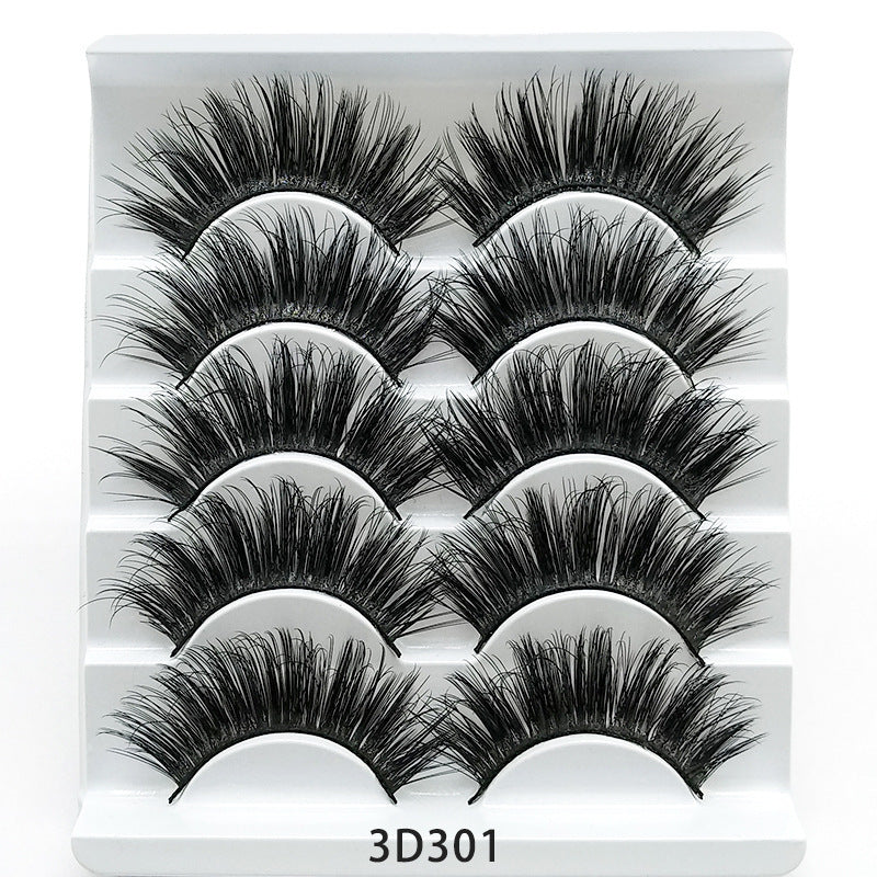 HealthBeauty-Products (™) 3D False Eyelashes Five Pairs