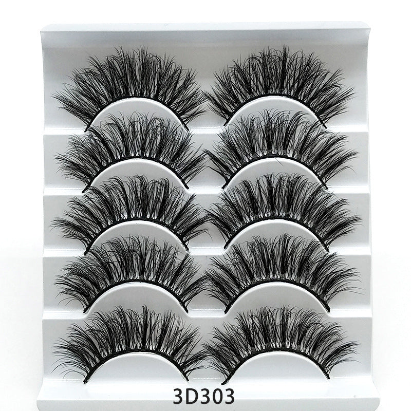 HealthBeauty-Products (™) 3D False Eyelashes Five Pairs