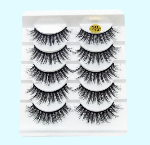HealthBeauty-Products (™) 3D False Eyelashes Five Pairs