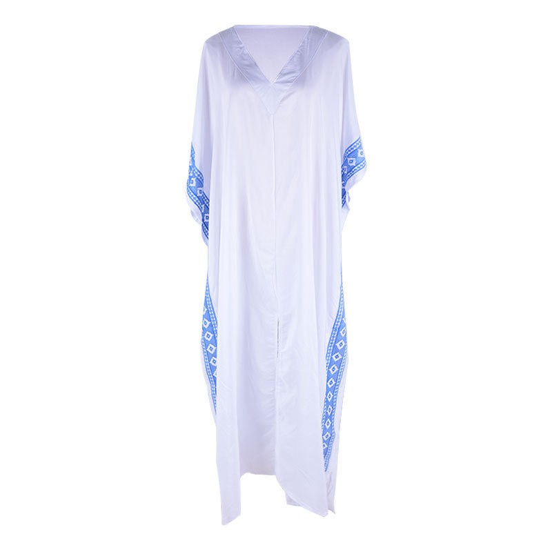 HealthBeauty-Products (™) Women Cotton Embroidered Robe