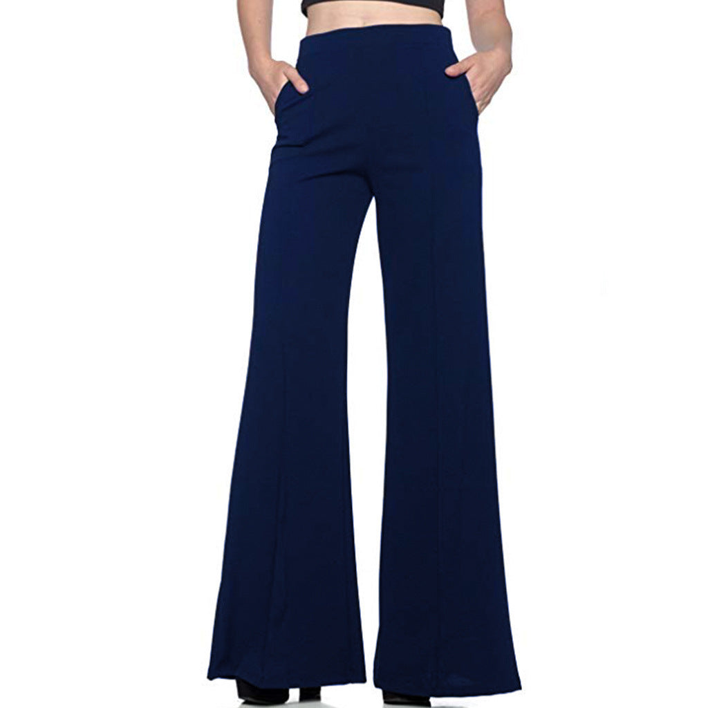 Loose Casual Trousers Women's Flared Pants