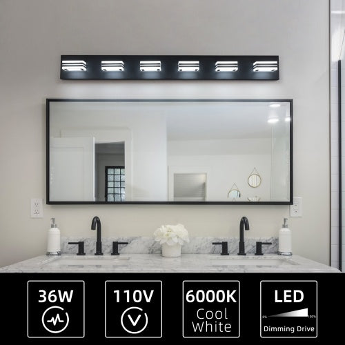 HealthBeauty-Products (™) LED Modern Black Makeup Light,