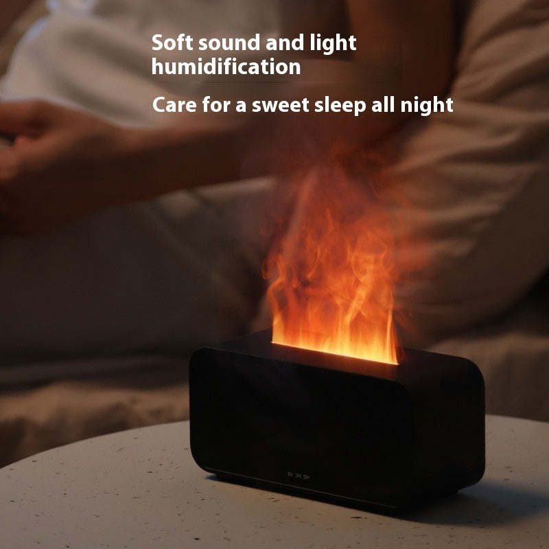 HealthBeauty-Products (™) Time Setting Simulation Aroma Diffuser Machine Spray Air Flame.