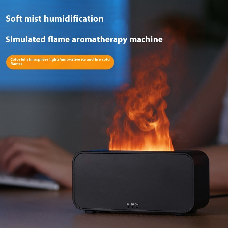 HealthBeauty-Products (™) Time Setting Simulation Aroma Diffuser Machine Spray Air Flame.