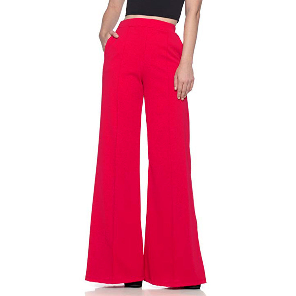 Loose Casual Trousers Women's Flared Pants