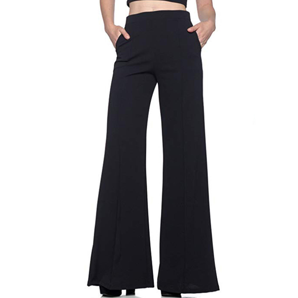 Loose Casual Trousers Women's Flared Pants